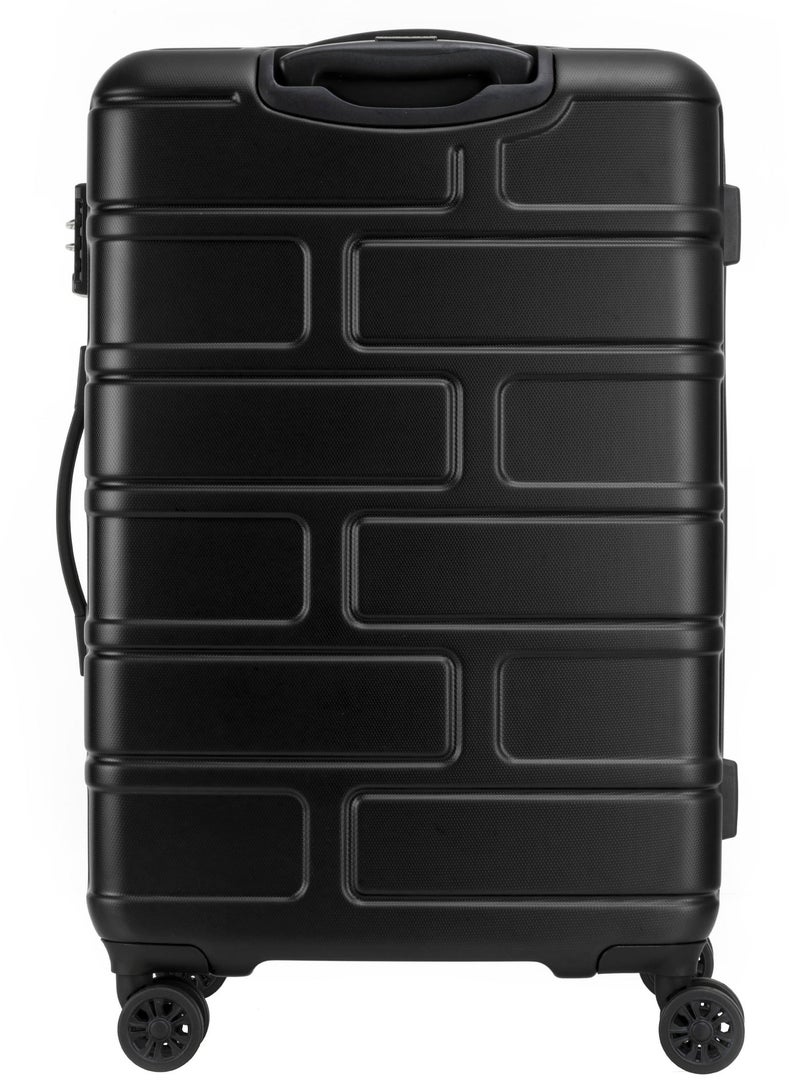 AMERICAN TOURISTER Bricklane Suitcase, 4 Spinner Wheels, Hard Top, Polycarbonate, Jet Black|Lightweight|Scratch & Impact Resistance|TSA Lock|Inner Mesh Zippered Pocket - 3 Years International Warranty - Image 5